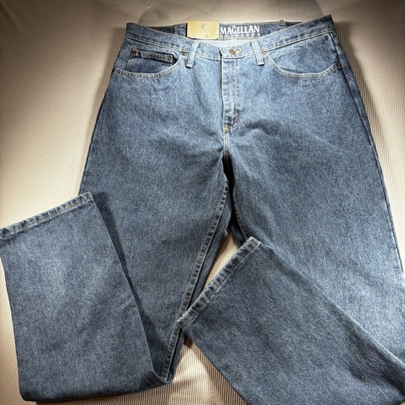 Magellan Sportswear Other - NWT Magellan Outdoors  Men's Denim Jeans 36x34 Med Wash Straight Leg